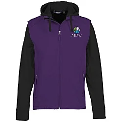 Alpha Colorblock Hooded Soft Shell Jacket