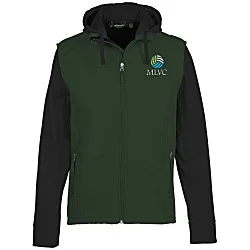 Alpha Colorblock Hooded Soft Shell Jacket