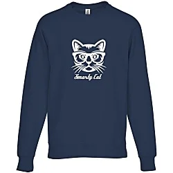 Independent Trading Co. Icon Lightweight Loopback Terry Crewneck Sweatshirt - Screen