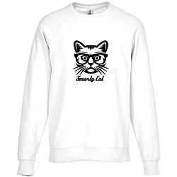 Independent Trading Co. Icon Lightweight Loopback Terry Crewneck Sweatshirt - Screen