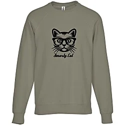 Independent Trading Co. Icon Lightweight Loopback Terry Crewneck Sweatshirt - Screen