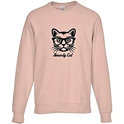 Independent Trading Co. Icon Lightweight Loopback Terry Crewneck Sweatshirt - Screen