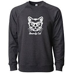 Independent Trading Co. Icon Lightweight Loopback Terry Crewneck Sweatshirt - Screen