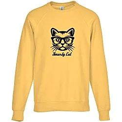 Independent Trading Co. Icon Lightweight Loopback Terry Crewneck Sweatshirt - Screen