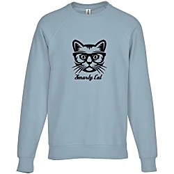 Independent Trading Co. Icon Lightweight Loopback Terry Crewneck Sweatshirt - Screen