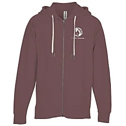 Independent Trading Co. Icon Lightweight Loopback Terry Zip Hoodie - Screen