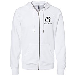 Independent Trading Co. Icon Lightweight Loopback Terry Zip Hoodie - Screen