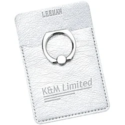 Leeman Shimmer Phone Wallet with Ring Stand