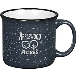 Campfire Ceramic Mug - Colors - 15 oz. - Laser Engraved