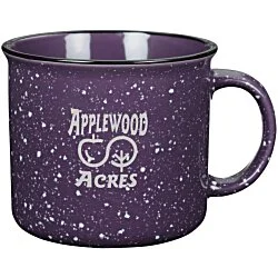 Campfire Ceramic Mug - Colors - 15 oz. - Laser Engraved