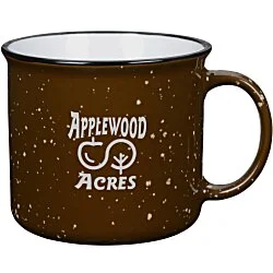Campfire Ceramic Mug - Colors - 15 oz. - Laser Engraved