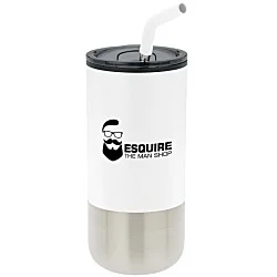 Lagom Tumbler with Stainless Straw - 16 oz. - 24 hr