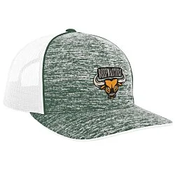 Aggressive Heather Trucker Snapback Cap