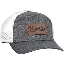 New Era Silhouette Stretch Fit Meshback Cap - Laser Engraved Patch