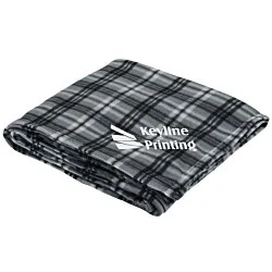 Plaid Fleece Blanket - 24 hr