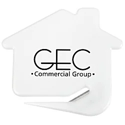 Magnetic House Shaped Letter Slitter - Opaque