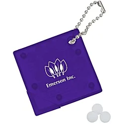 Square Mint Keychain
