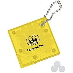 Square Mint Keychain