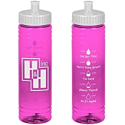 Halcyon Water Bottle with Droplet Graphics - 24 oz.