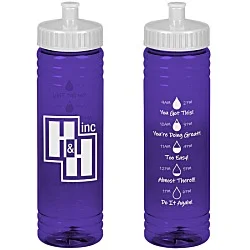 Halcyon Water Bottle with Droplet Graphics - 24 oz.