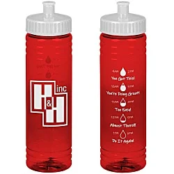 Halcyon Water Bottle with Droplet Graphics - 24 oz.