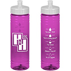 Halcyon Water Bottle with Droplet Graphics - 24 oz.