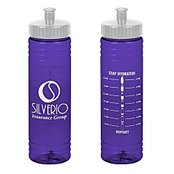 Halycyon Water Bottle with Stay Hydrated Graphics - 24 oz.
