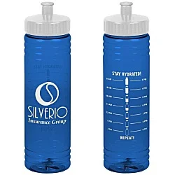 Halcyon Water Bottle with Stay Hydrated Graphics - 24 oz