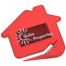 Magnetic House Shaped Letter Slitter - Translucent