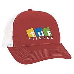 Five Panel Mesh Back Trucker Cap