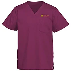 Wink Mechanical Stretch Chest Pocket V-Neck Top - Men's