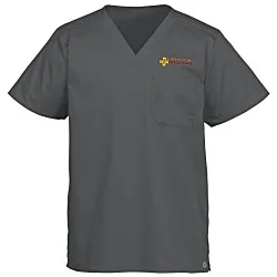 Wink Mechanical Stretch Chest Pocket V-Neck Top - Men's