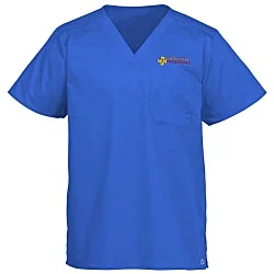 Wink Mechanical Stretch Chest Pocket V-Neck Top - Men's