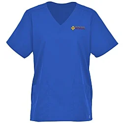 Wink Mechanical Stretch V-Neck Top - Ladies'