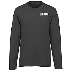 District Recycled Long Sleeve T-Shirt - Embroidered