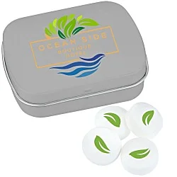 Mint Tin with Imprinted Mints