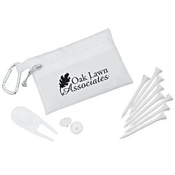 Zipper Pack Golf Tee Kit