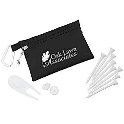 Zipper Pack Golf Tee Kit