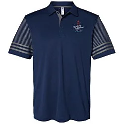 adidas Striped Sleeve Polo