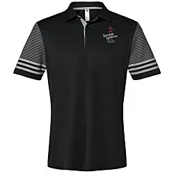 adidas Striped Sleeve Polo