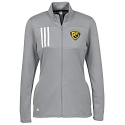 adidas 3-Stripes Double Knit Full-Zip Jacket - Ladies'