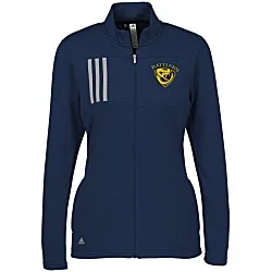 adidas 3-Stripes Double Knit Full-Zip Jacket - Ladies'