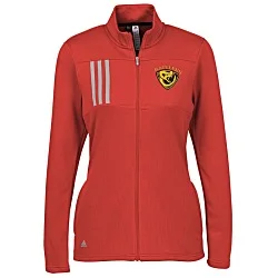 adidas 3-Stripes Double Knit Full-Zip Jacket - Ladies'