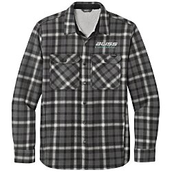 Eddie Bauer Sherpa-Lined Fleece Shirt Jacket - Men's