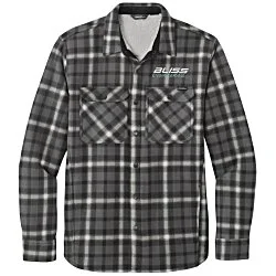Eddie Bauer Sherpa-Lined Fleece Shirt Jacket - Men's
