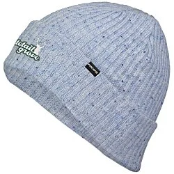 Rib Knit Tweed Beanie
