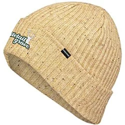 Rib Knit Tweed Beanie