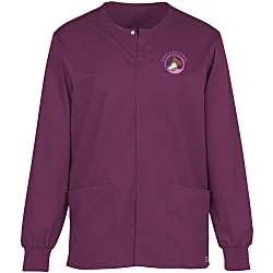 Wink Mechanical Stretch Snap Front Scrub Jacket