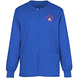 Wink Mechanical Stretch Snap Front Scrub Jacket