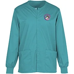 Wink Mechanical Stretch Snap Front Scrub Jacket